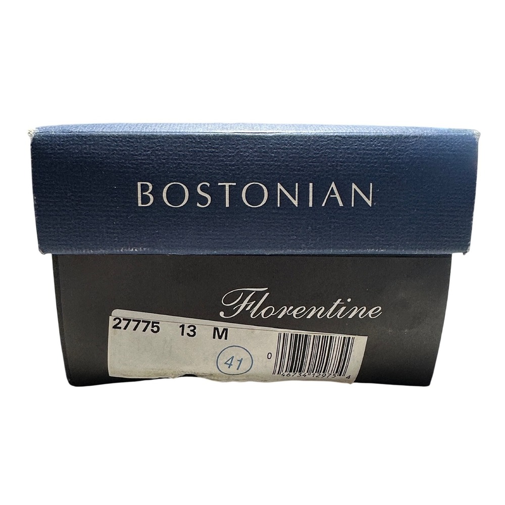 Bostonian Florentine Loafers Mens 13 M Burgundy Leather Kiltie Tassel NIB - Picture 8 of 8